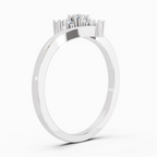 0.098 Ct Cluster Ring