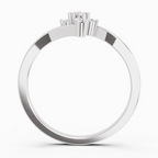 0.098 Ct Cluster Ring