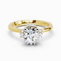0.86 Ct Round Halo Ring