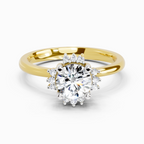 0.86 Ct Round Halo Ring