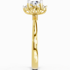 0.86 Ct Round Halo Ring