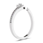 0.11 Carat Floral Engagement Ring