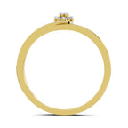 0.11 Carat Floral Engagement Ring