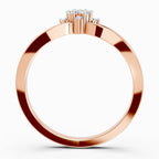 0.09 Carat Diamond Engagement Ring