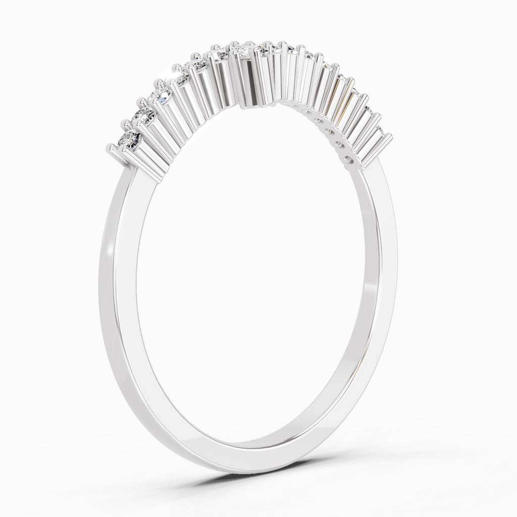 Sparkles 0.18 Ct Round Fashion Diamond Ring in 14K Gold