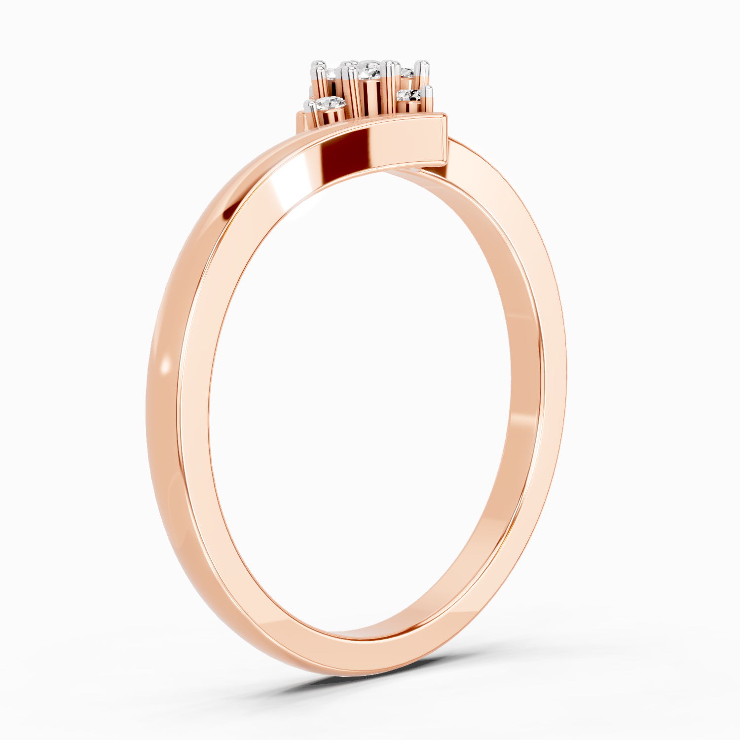0.09 Carat Diamond Cluster Ring