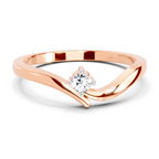 0.07 Carat Round Solitaire Ring
