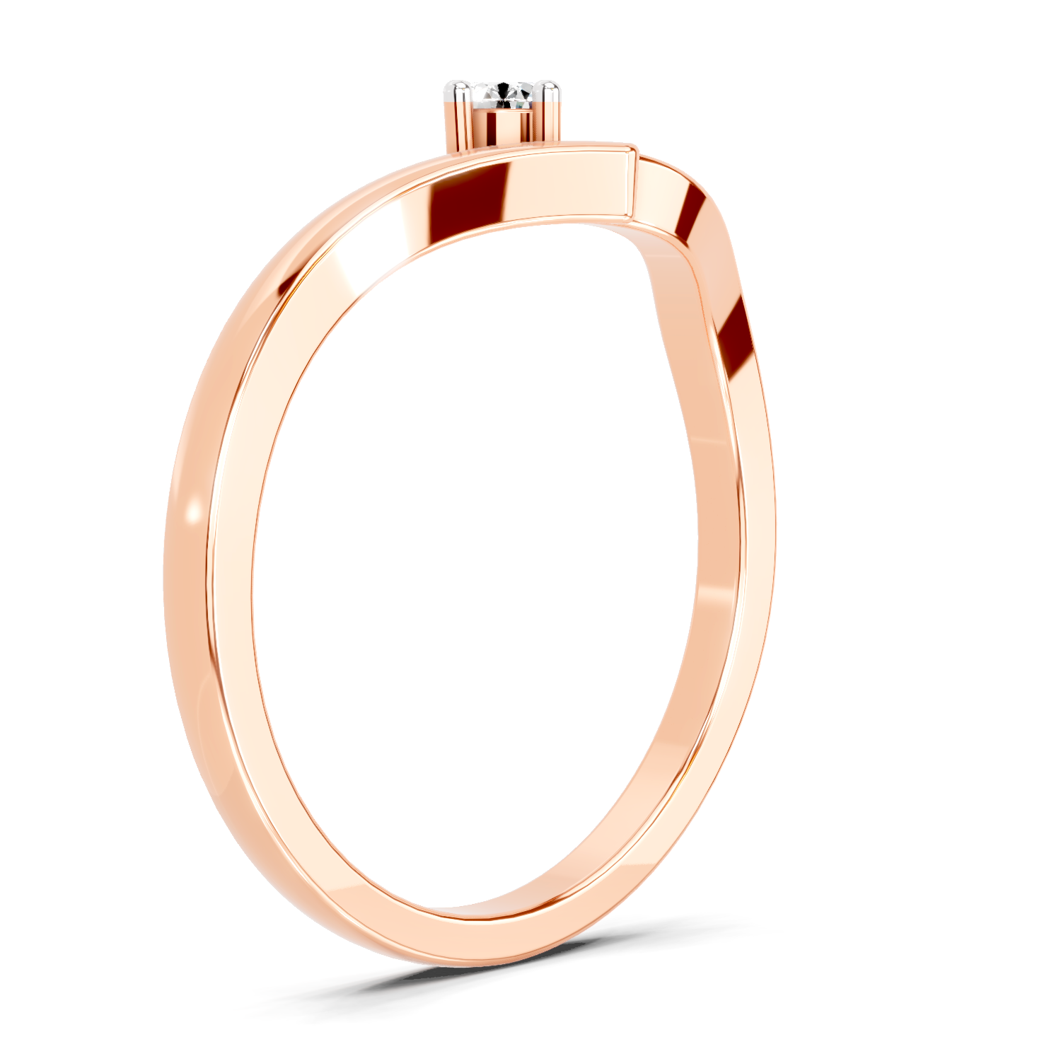 0.07 Carat Round Solitaire Ring