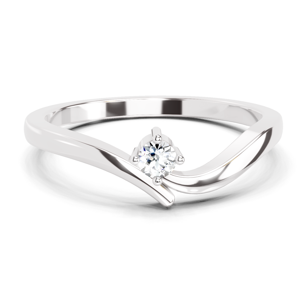 0.07 Carat Round Solitaire Ring