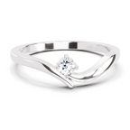 0.07 Carat Round Solitaire Ring