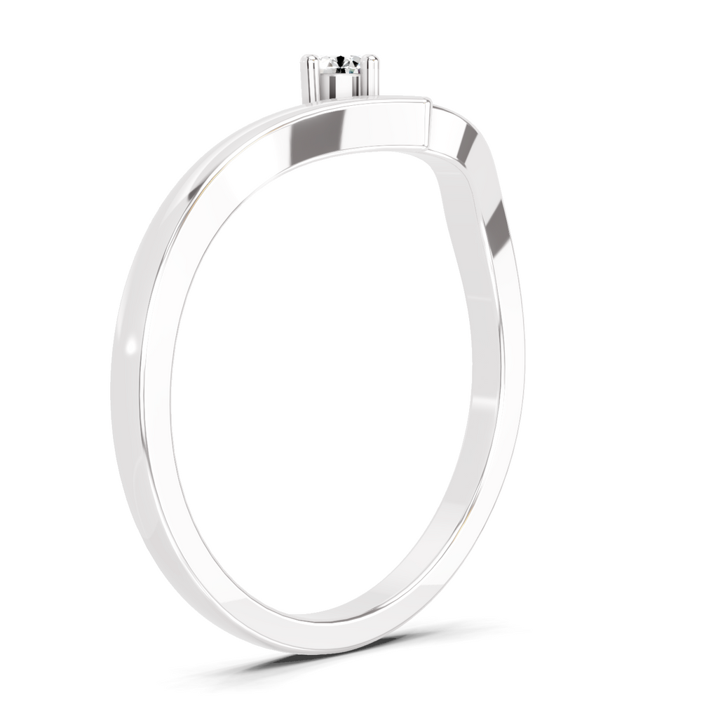0.07 Carat Round Solitaire Ring