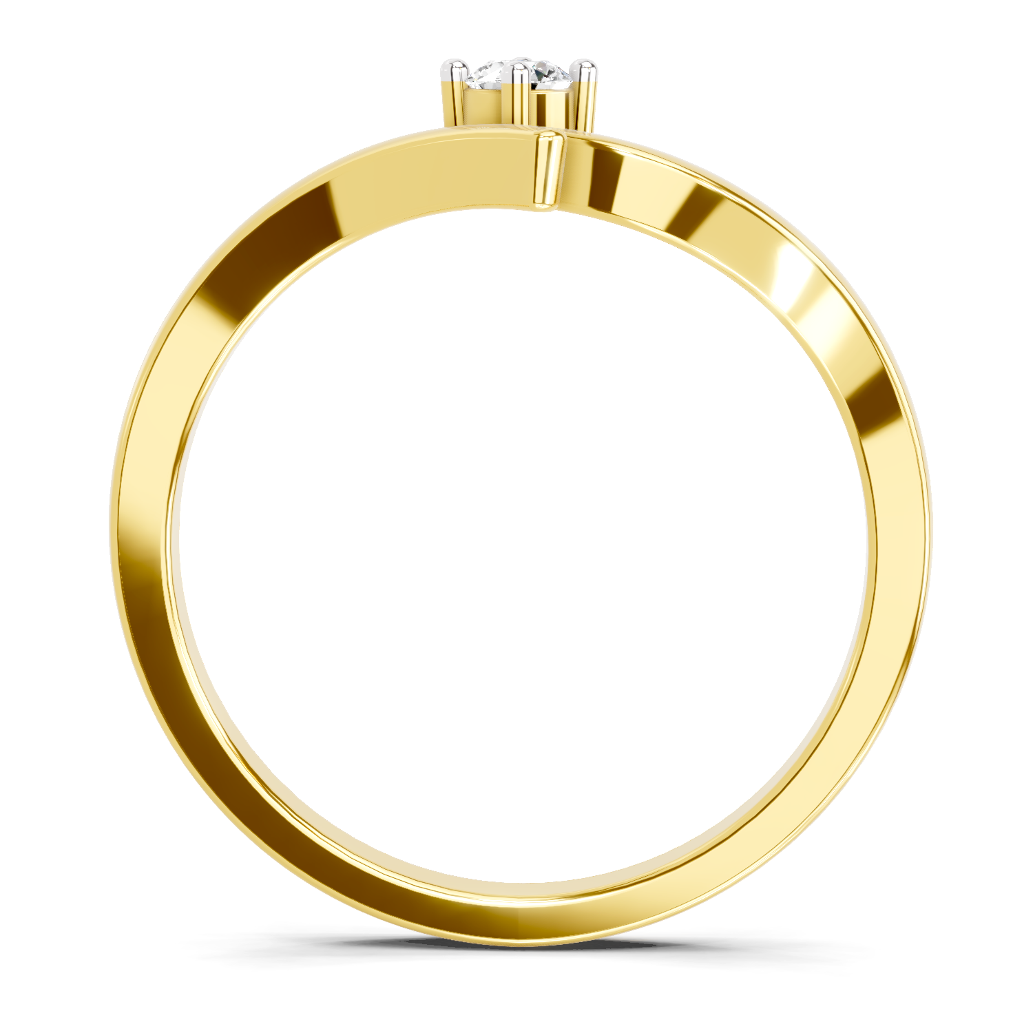 0.07 Carat Round Solitaire Ring