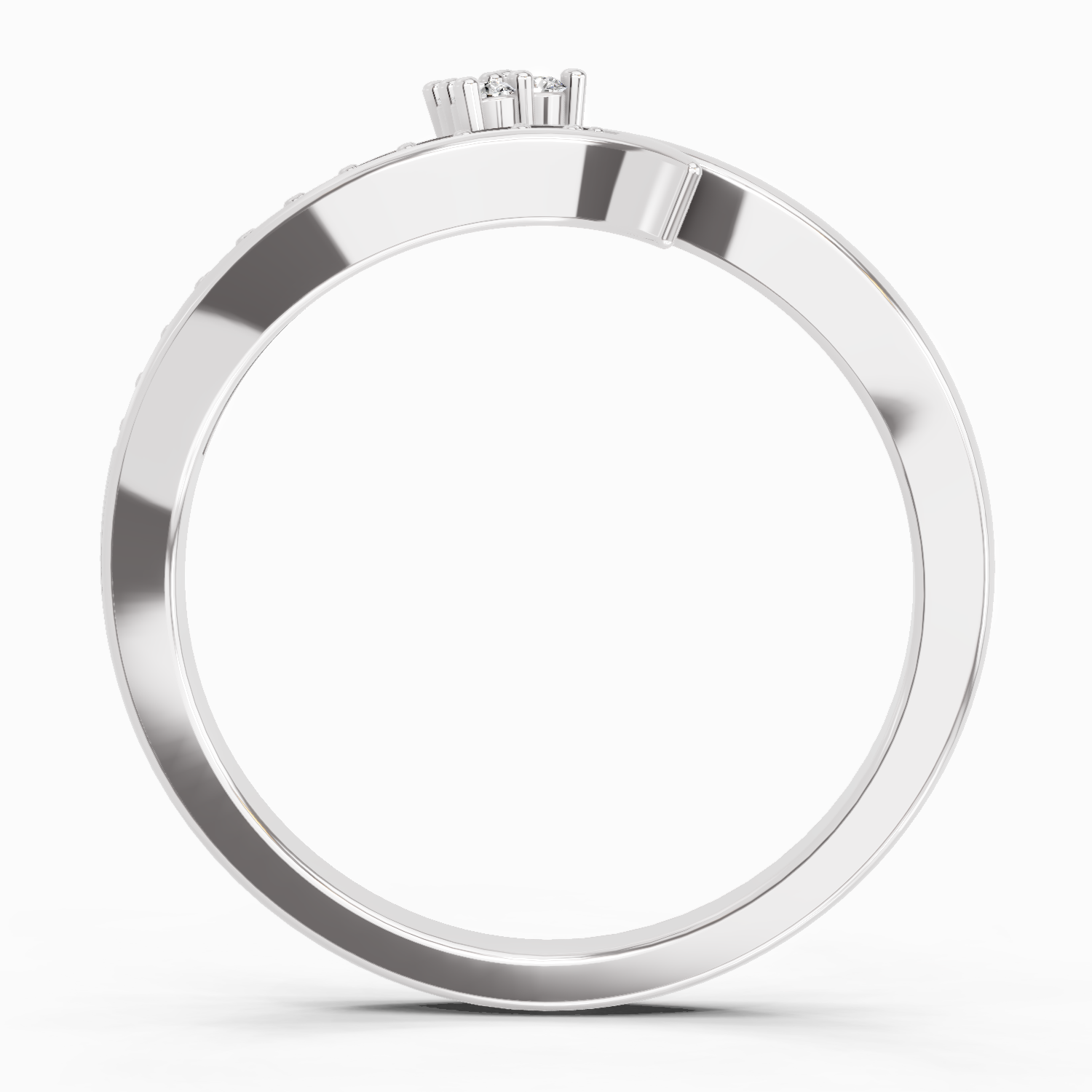 0.09 Carat Round Fashion Ring