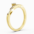 0.09 Carat Round Fashion Ring