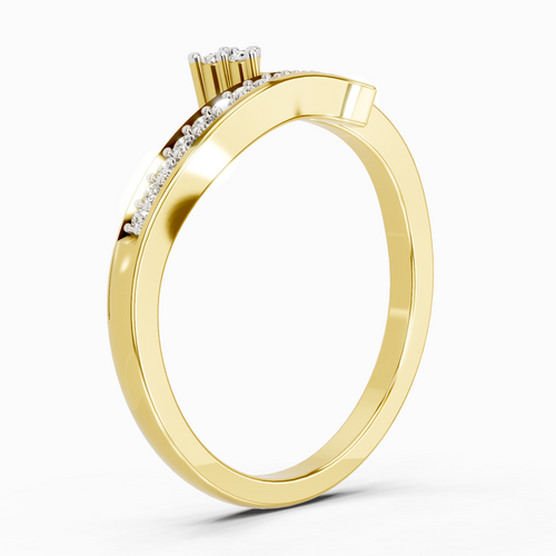 0.09 Carat Round Fashion Ring