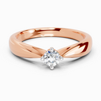 0.09 Carat Round Fashion Ring
