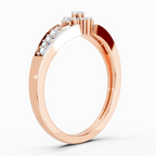 Sparkles 0.2 1 Ct Round Cluster Diamond Ring in 14K Gold
