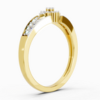 Sparkles 0.2 1 Ct Round Cluster Diamond Ring in 14K Gold