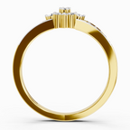 Sparkles 0.2 1 Ct Round Cluster Diamond Ring in 14K Gold