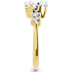 1.71 Carat Round Side Stone Engagement Ring