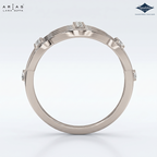 Arias by Lara Dutta Classic Leaf Cluster Diamond Ring
