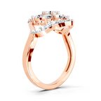 0.75 Carat Diamond Cluster Ring