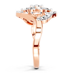 0.75 Carat Diamond Cluster Ring
