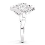 0.75 Carat Diamond Cluster Ring