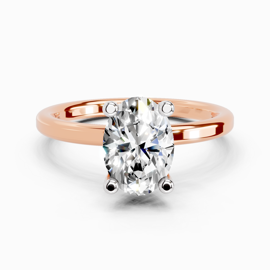 0.66 Carat Flower Diamond Ring