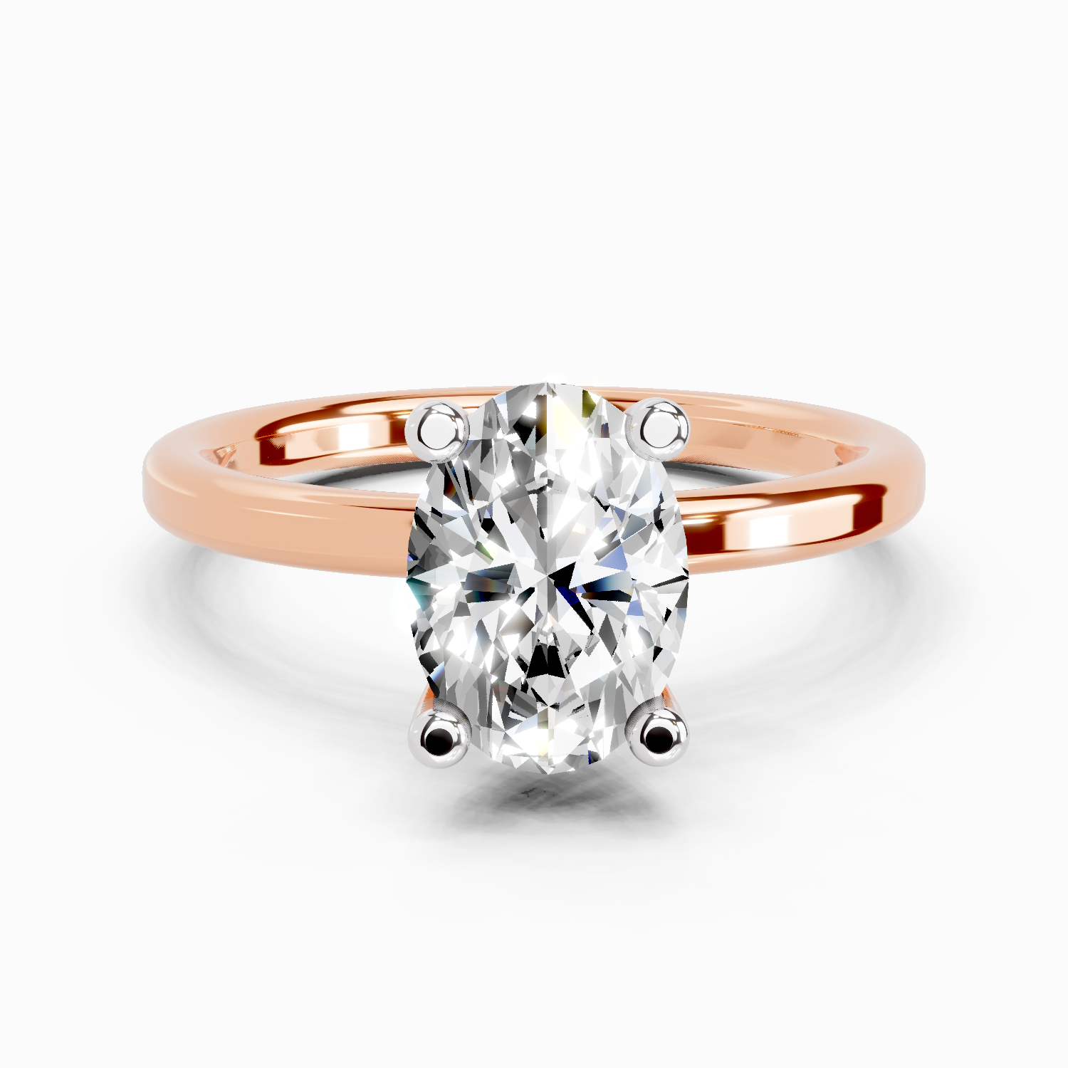 0.66 Carat Flower Diamond Ring