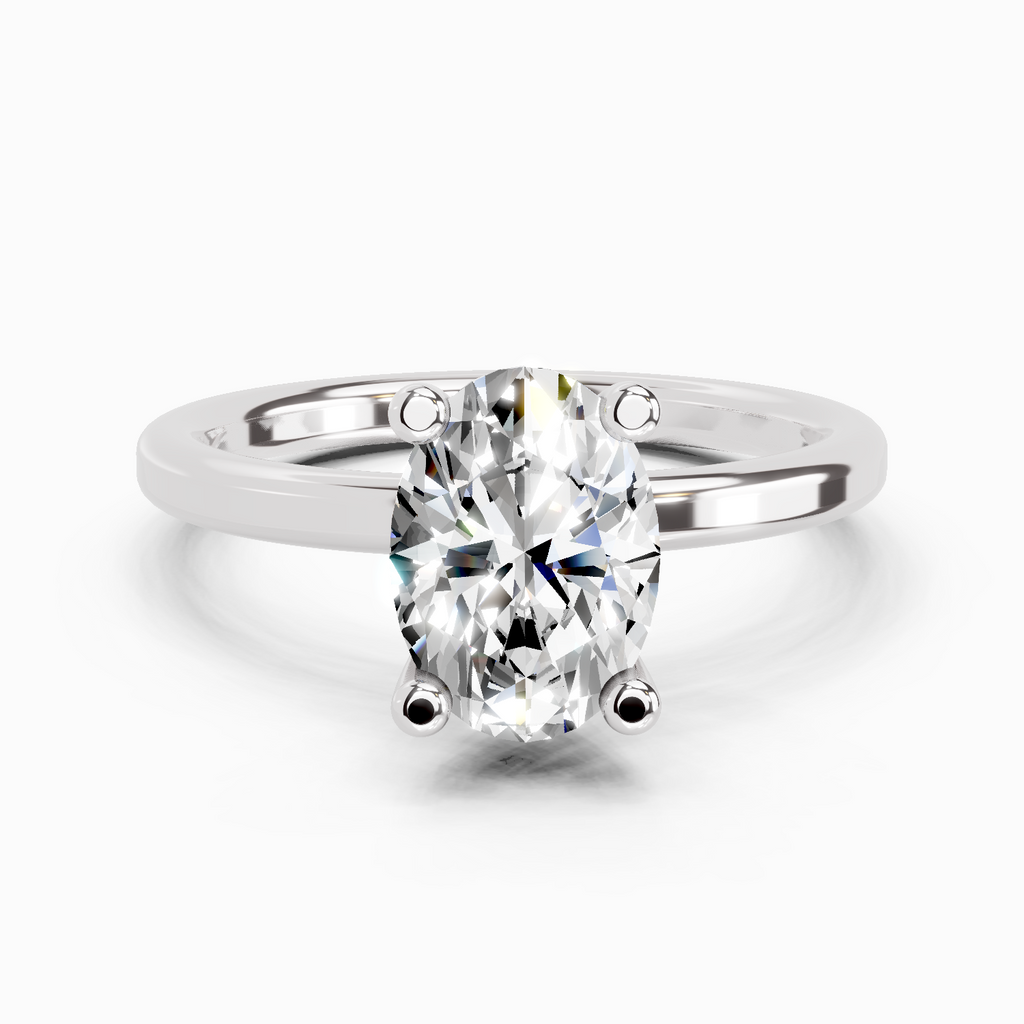 1.32 Carat Oval Solitaire Engagement Ring