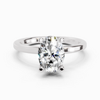 1.32 Carat Oval Solitaire Engagement Ring