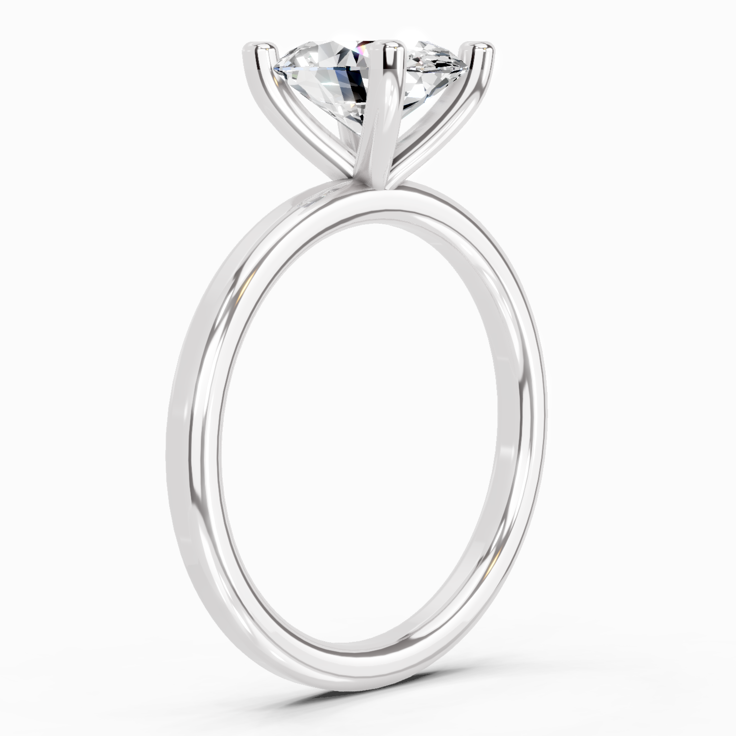1.32 Carat Oval Solitaire Engagement Ring
