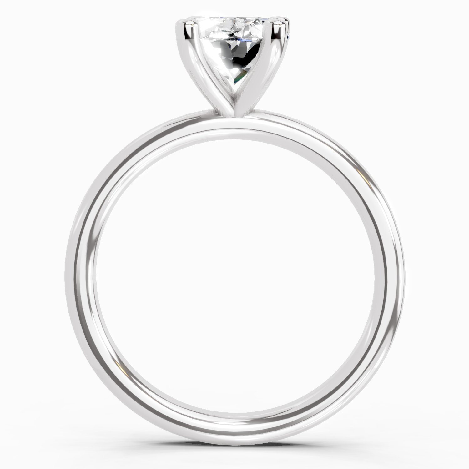 1.32 Carat Oval Solitaire Engagement Ring