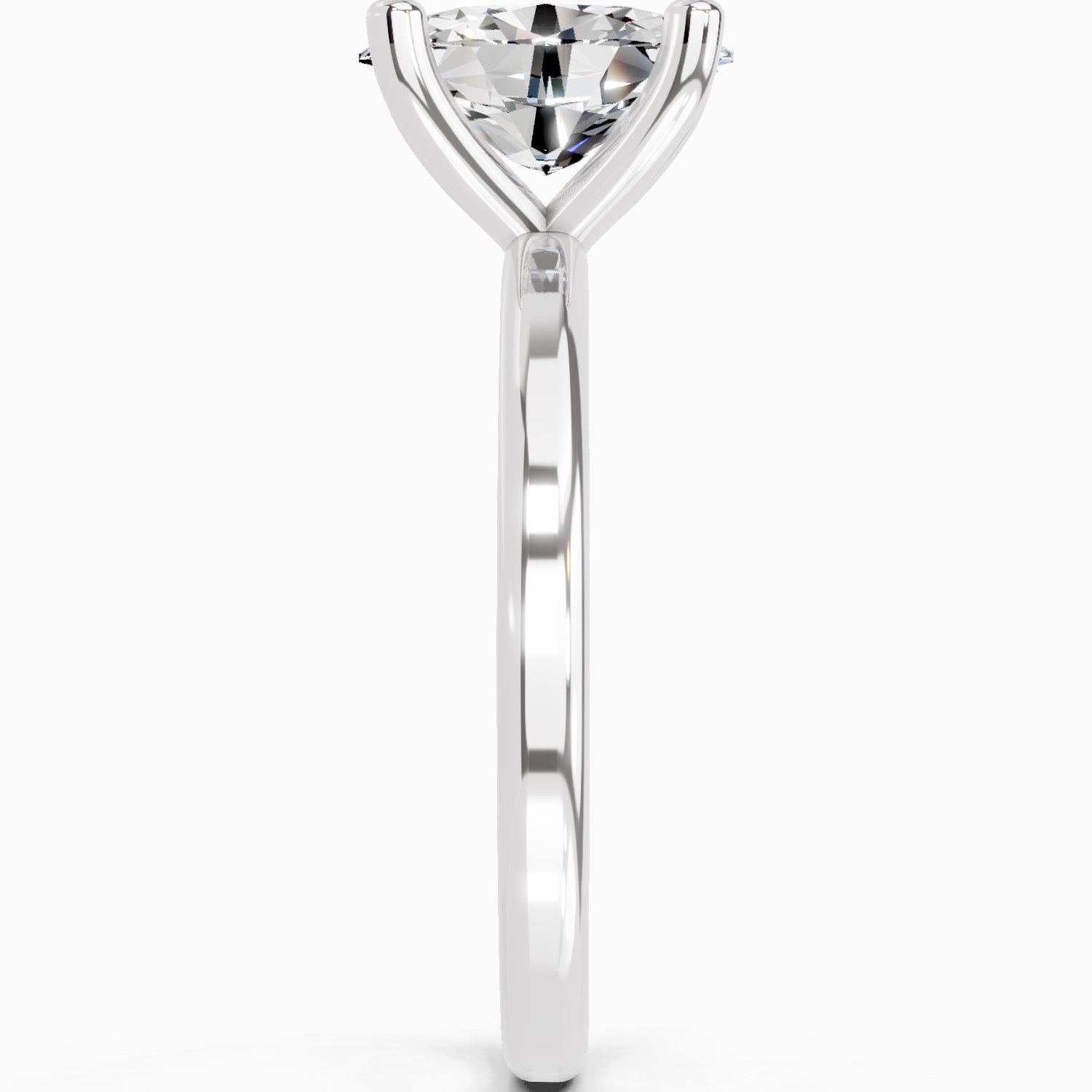 1.32 Carat Oval Solitaire Engagement Ring