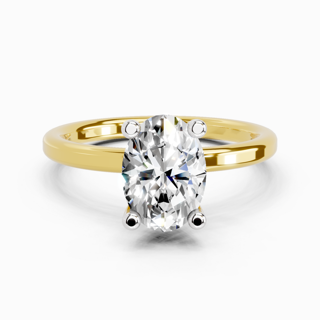 1.32 Carat Oval Solitaire Engagement Ring
