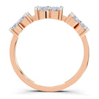 0.73 Carat Floral Diamond Ring