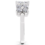 0.73 Carat Floral Diamond Ring
