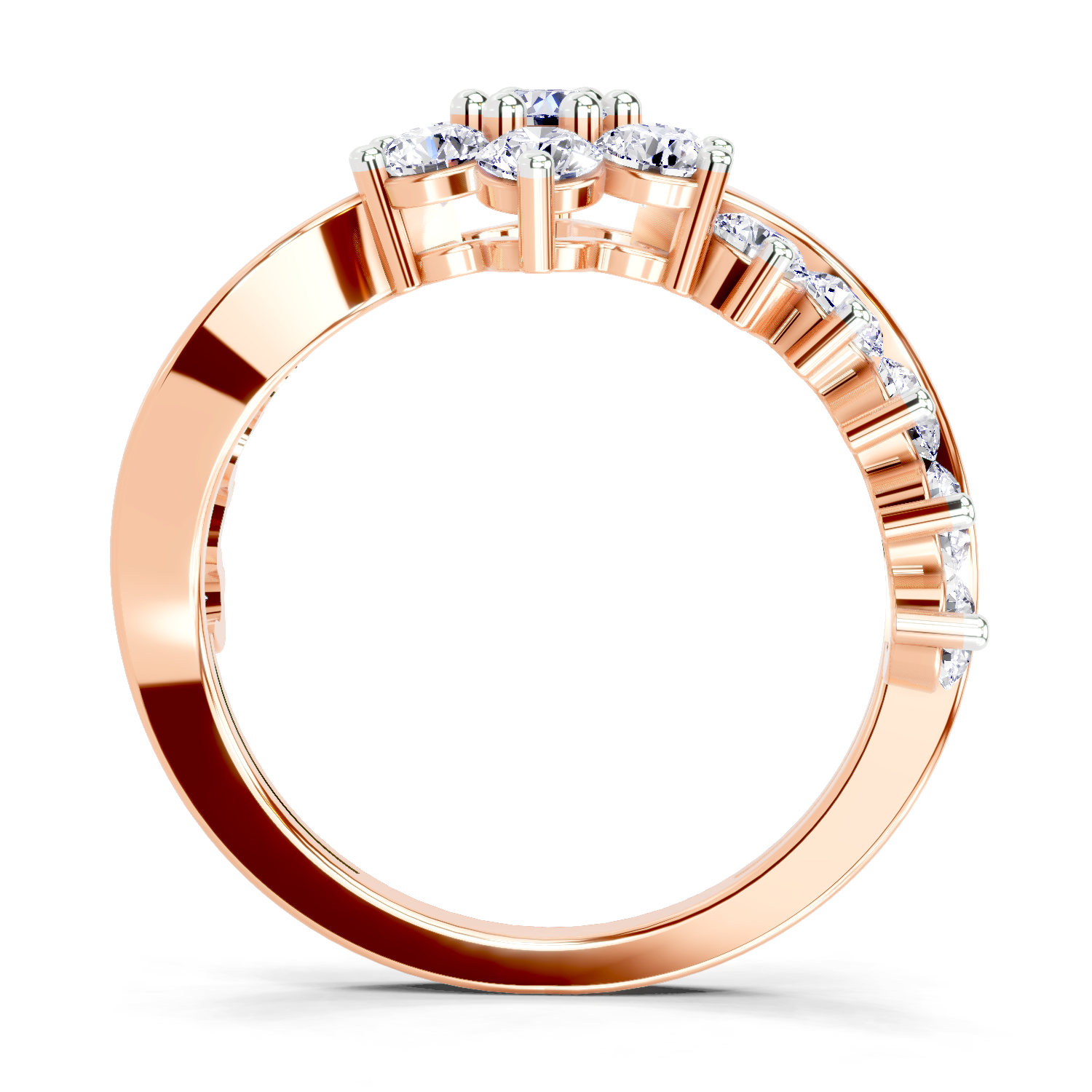 1.41 Carat Cluster Diamond Ring
