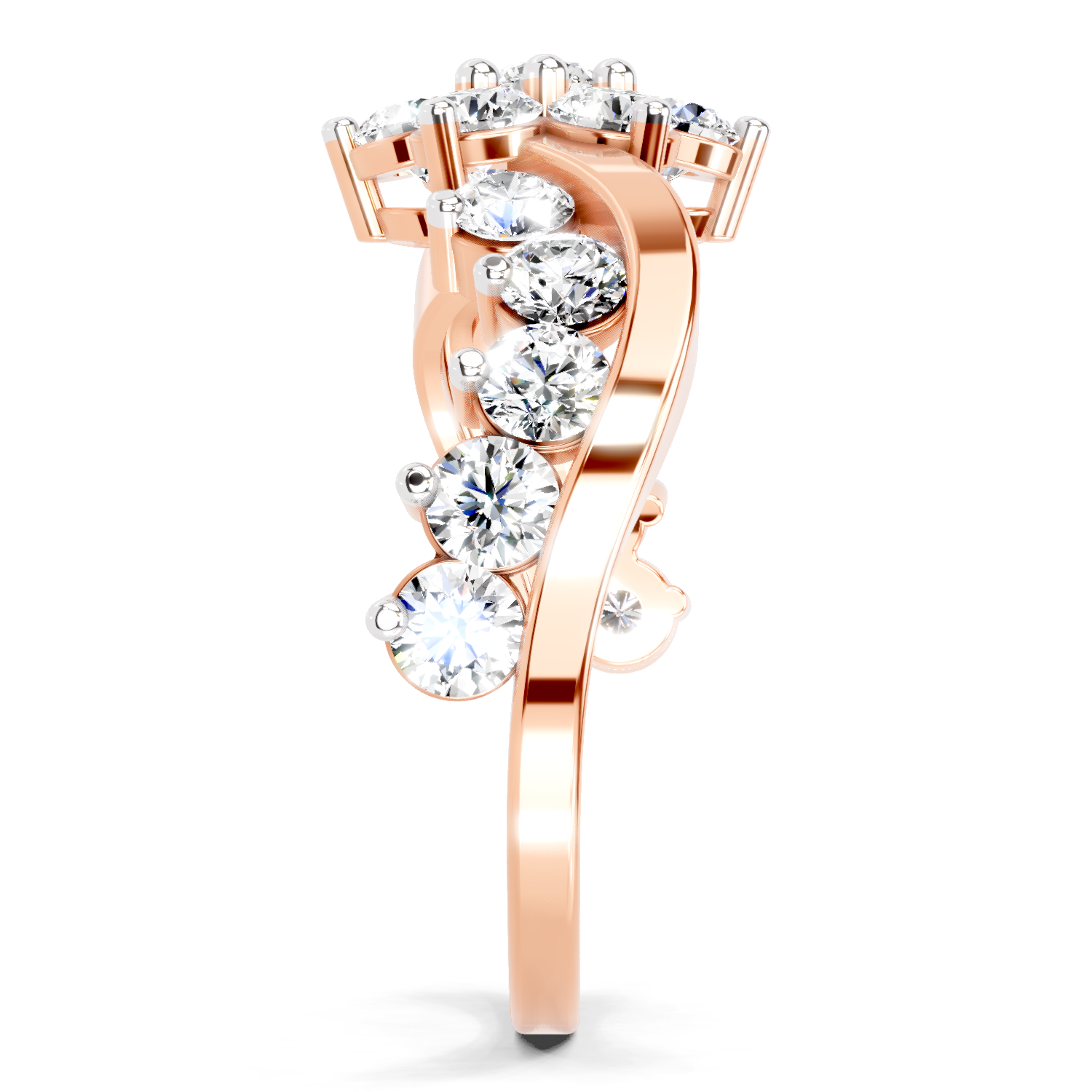 1.41 Carat Cluster Diamond Ring