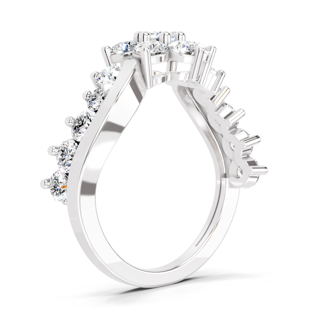 1.41 Carat Cluster Diamond Ring