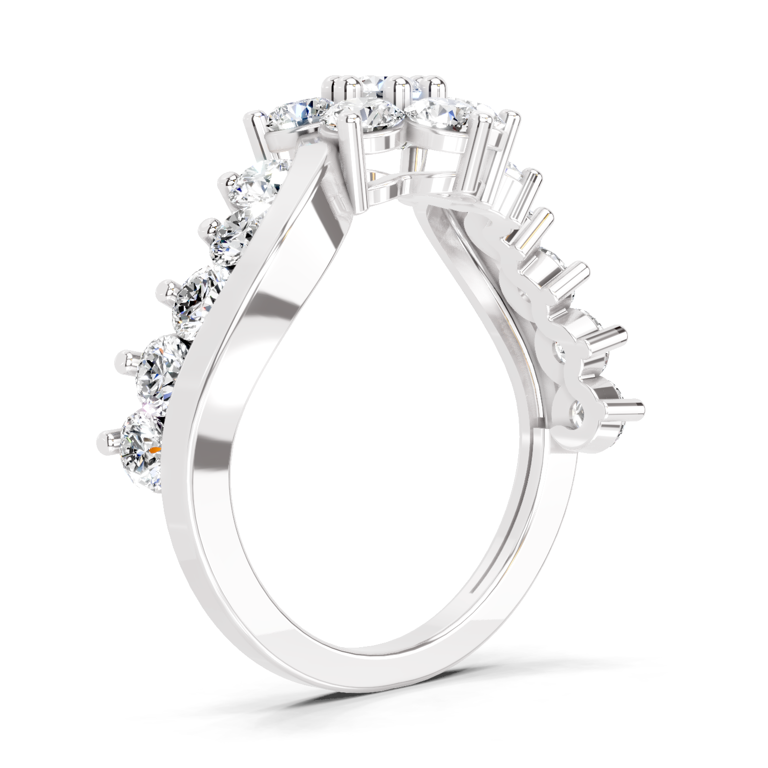 1.41 Carat Cluster Diamond Ring