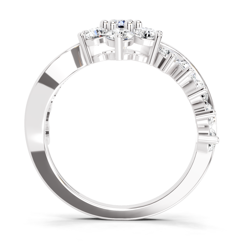 1.41 Carat Cluster Diamond Ring