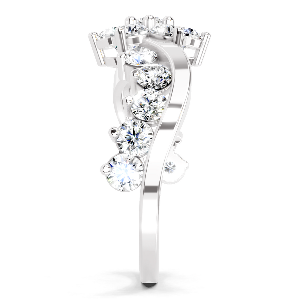 1.41 Carat Cluster Diamond Ring