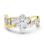 1.41 Carat Cluster Diamond Ring