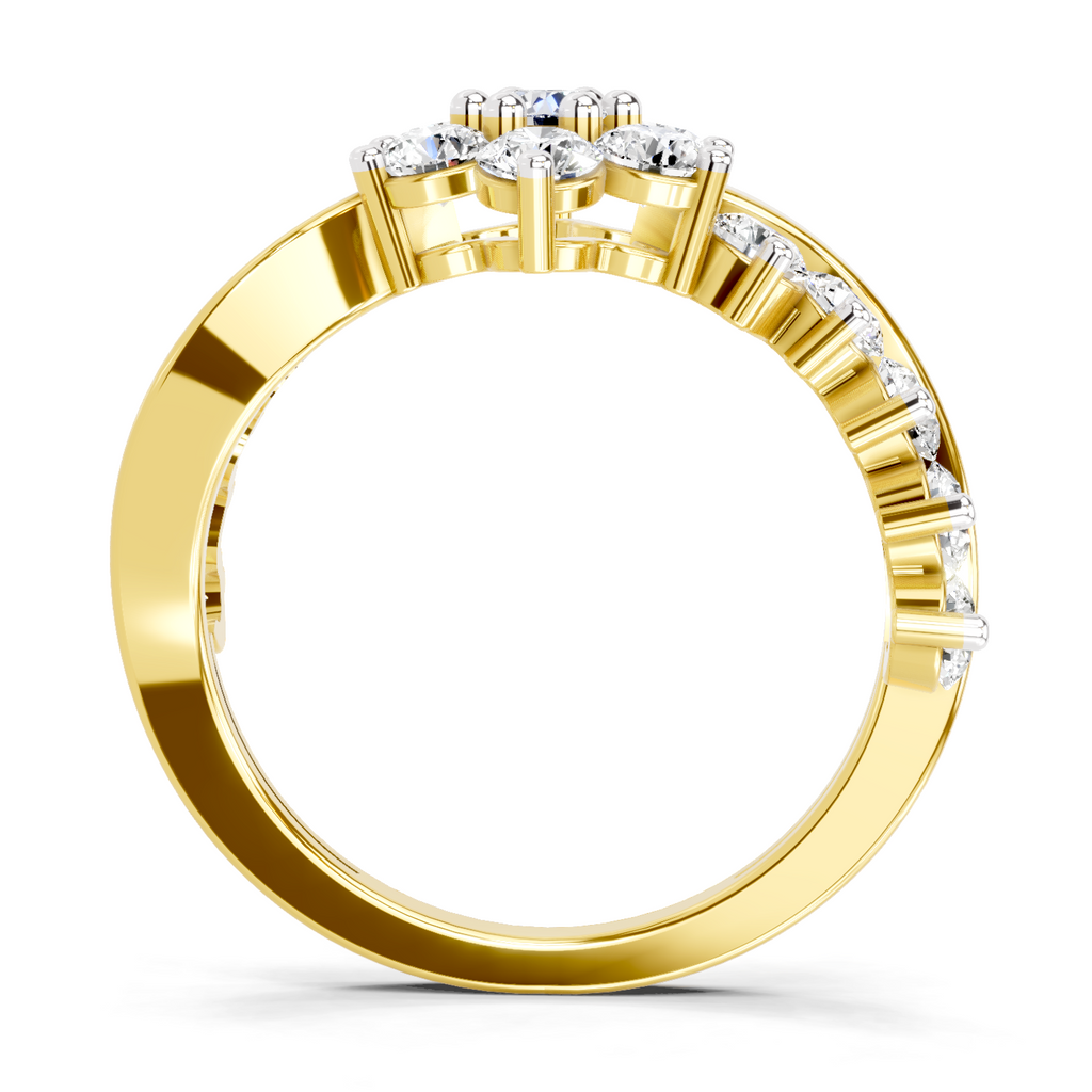 1.41 Carat Cluster Diamond Ring