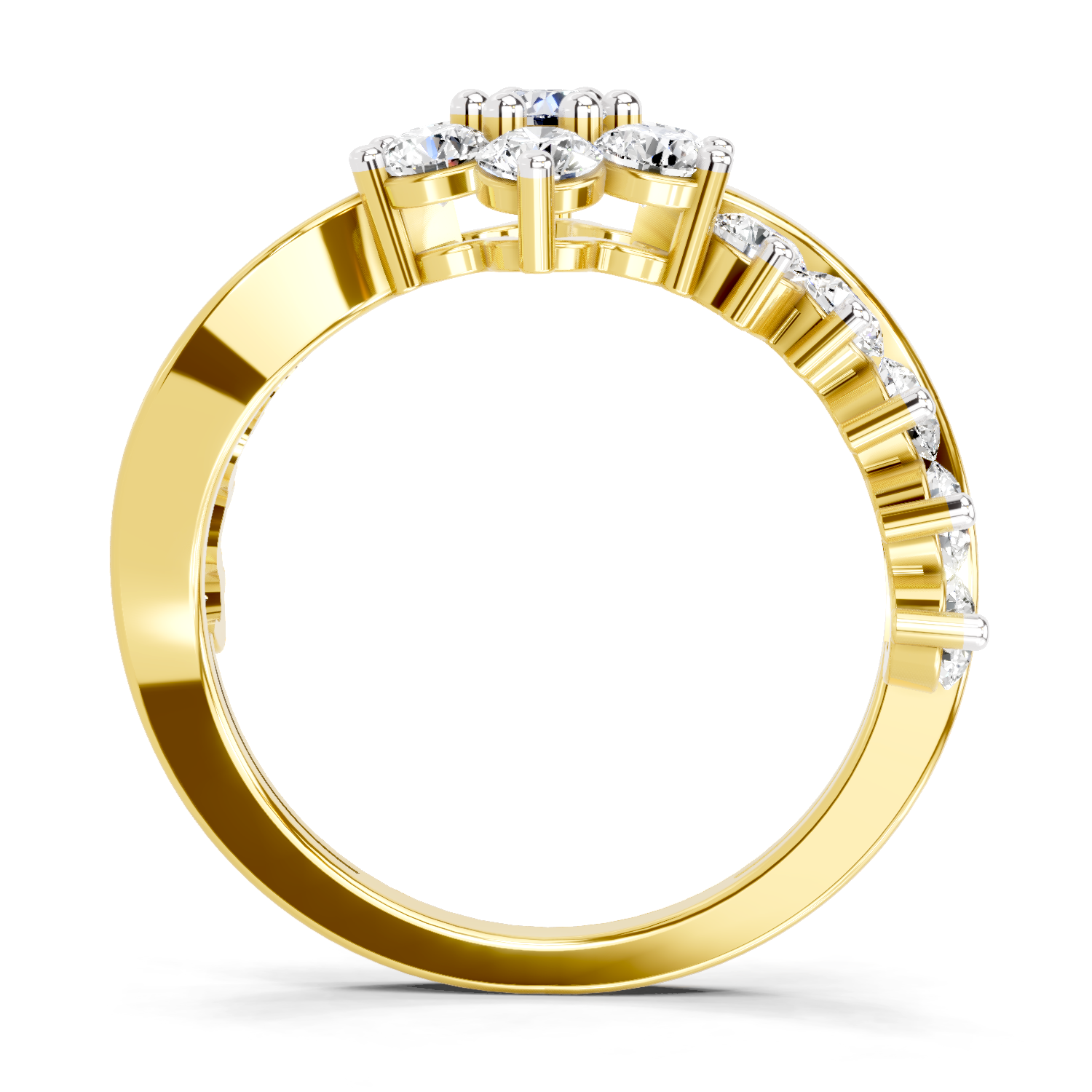 1.41 Carat Cluster Diamond Ring