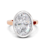 1.89 Carat Aurora Oval Promise Engagement Ring