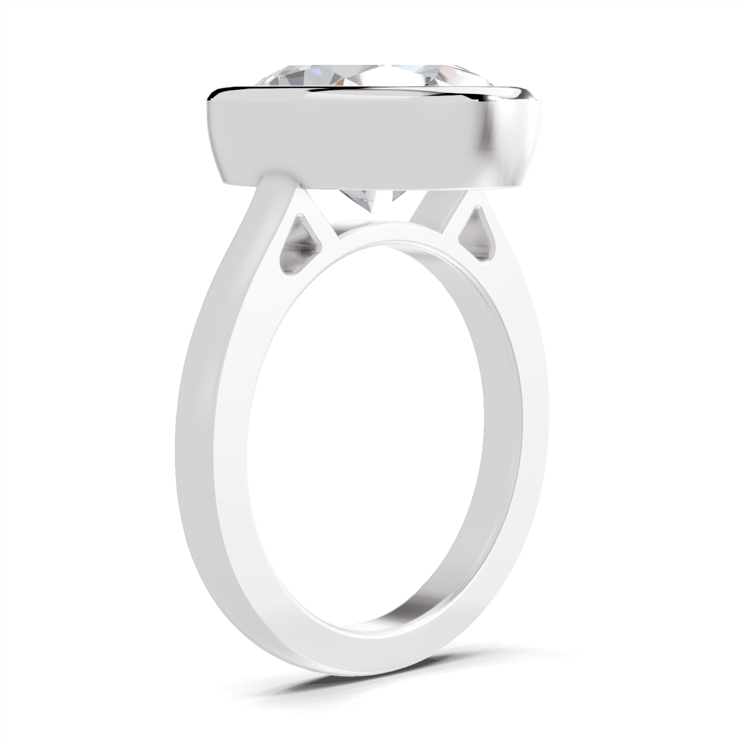 1.89 Carat Aurora Oval Promise Engagement Ring