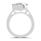 1.89 Carat Aurora Oval Promise Engagement Ring